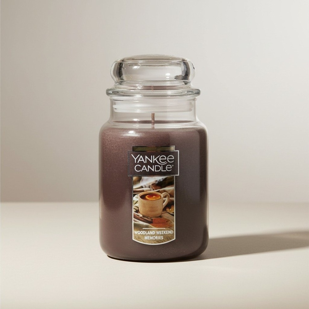 Yankee Candle‎ Woodland Weekend Memories Large Jar - 22 oz Scented Candle - NWT